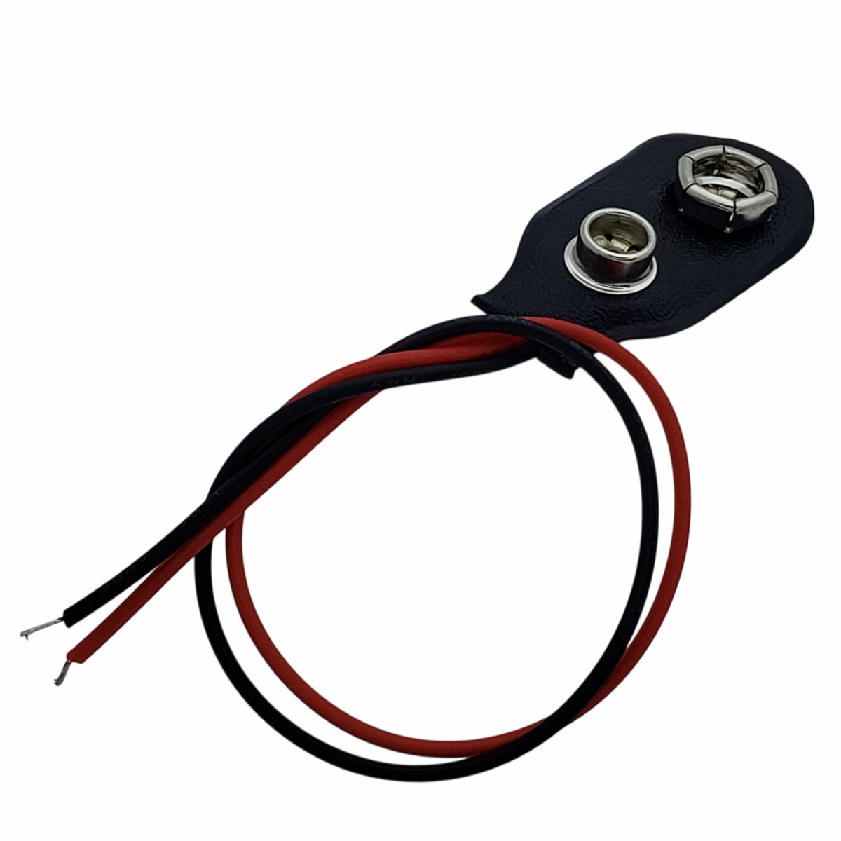 9v Battery Connector - Straight Style