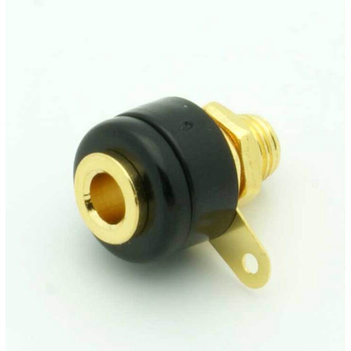 Black Banana Jack - Panel Mount - Gold