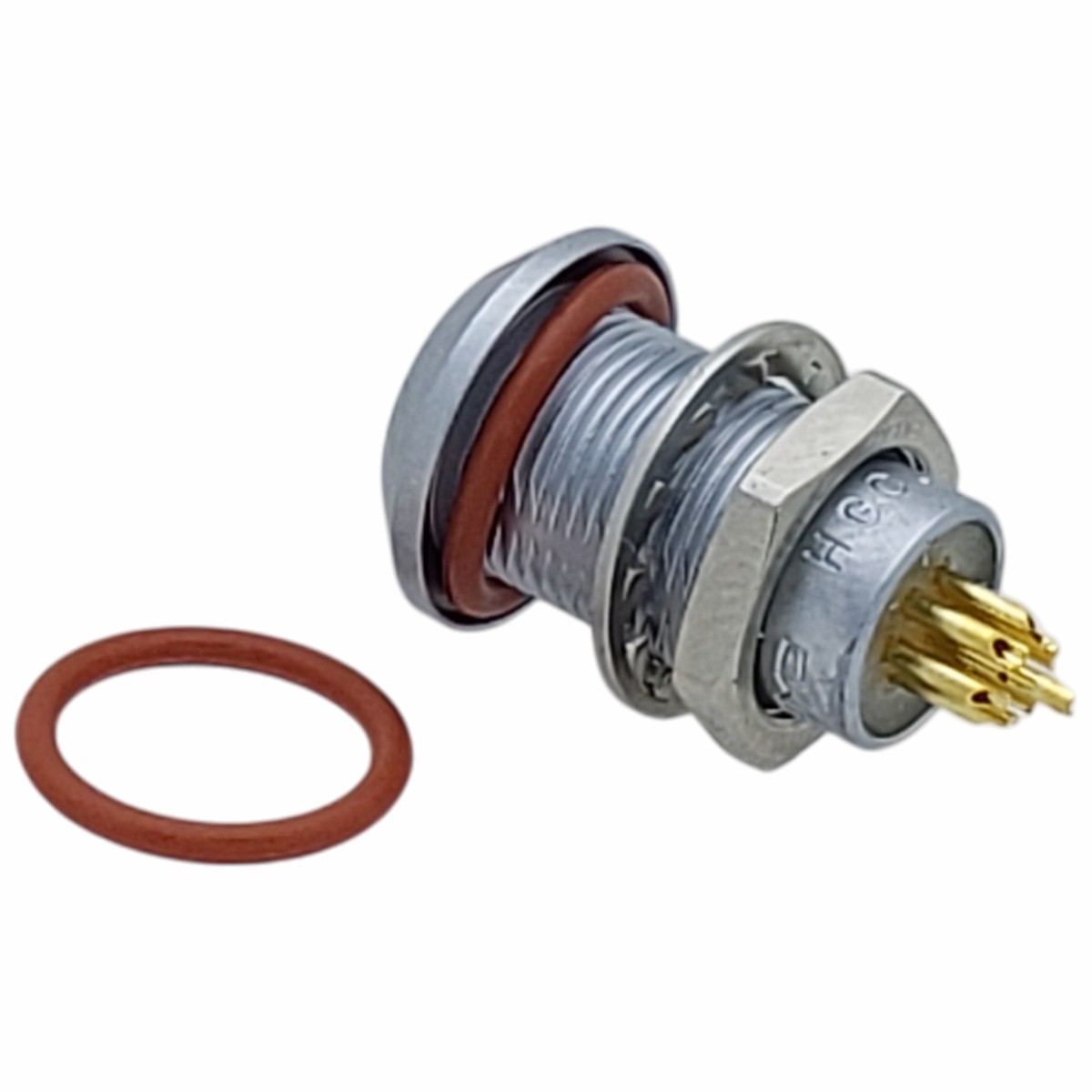 LEMO B Series 7-Contact Panel Receptacle