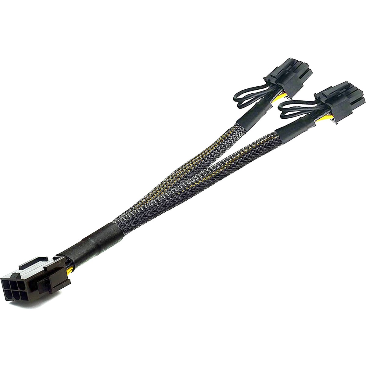 PCI Express 6 Pin to Dual PCI-E 8 Pin (6+2) Power Adapter Cable