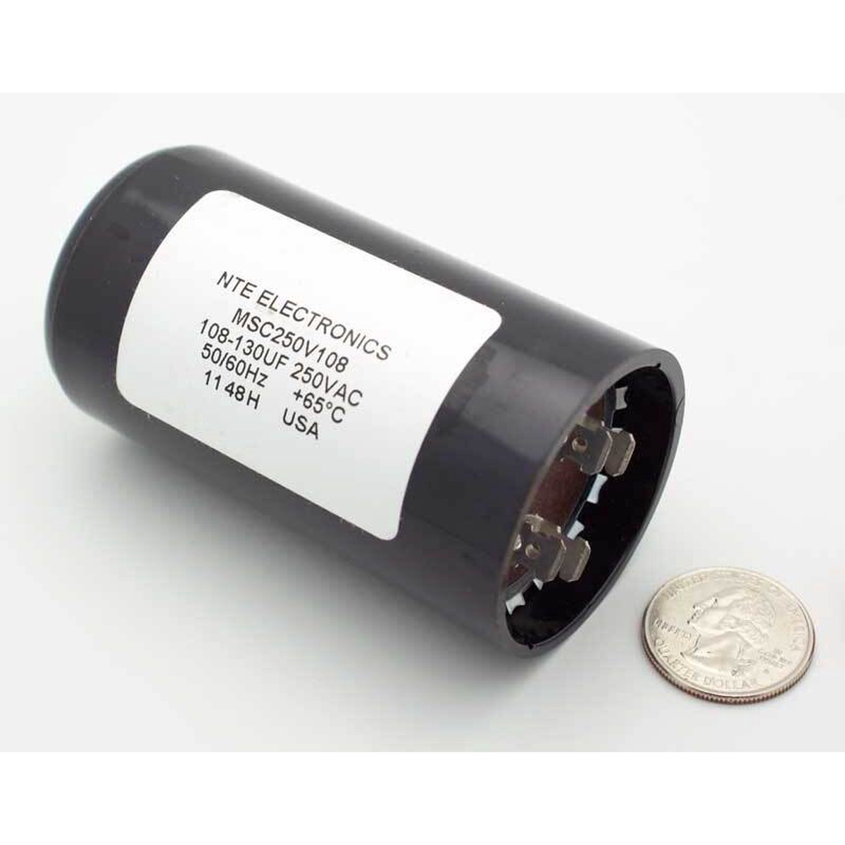 108-130 MFD 250VAC Motor Start Capacitor