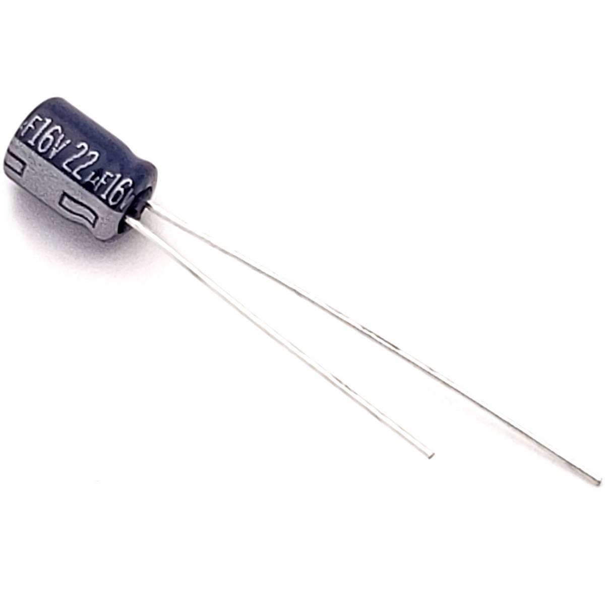 22uF 16 Volt Electrolytic Capacitor