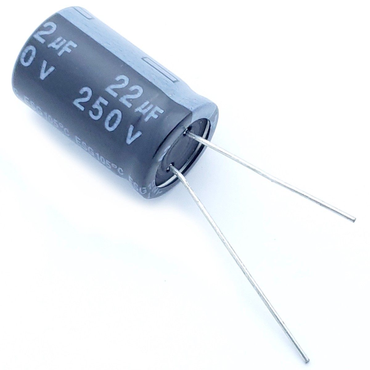 22uF 250 Volt Electrolytic Capacitor