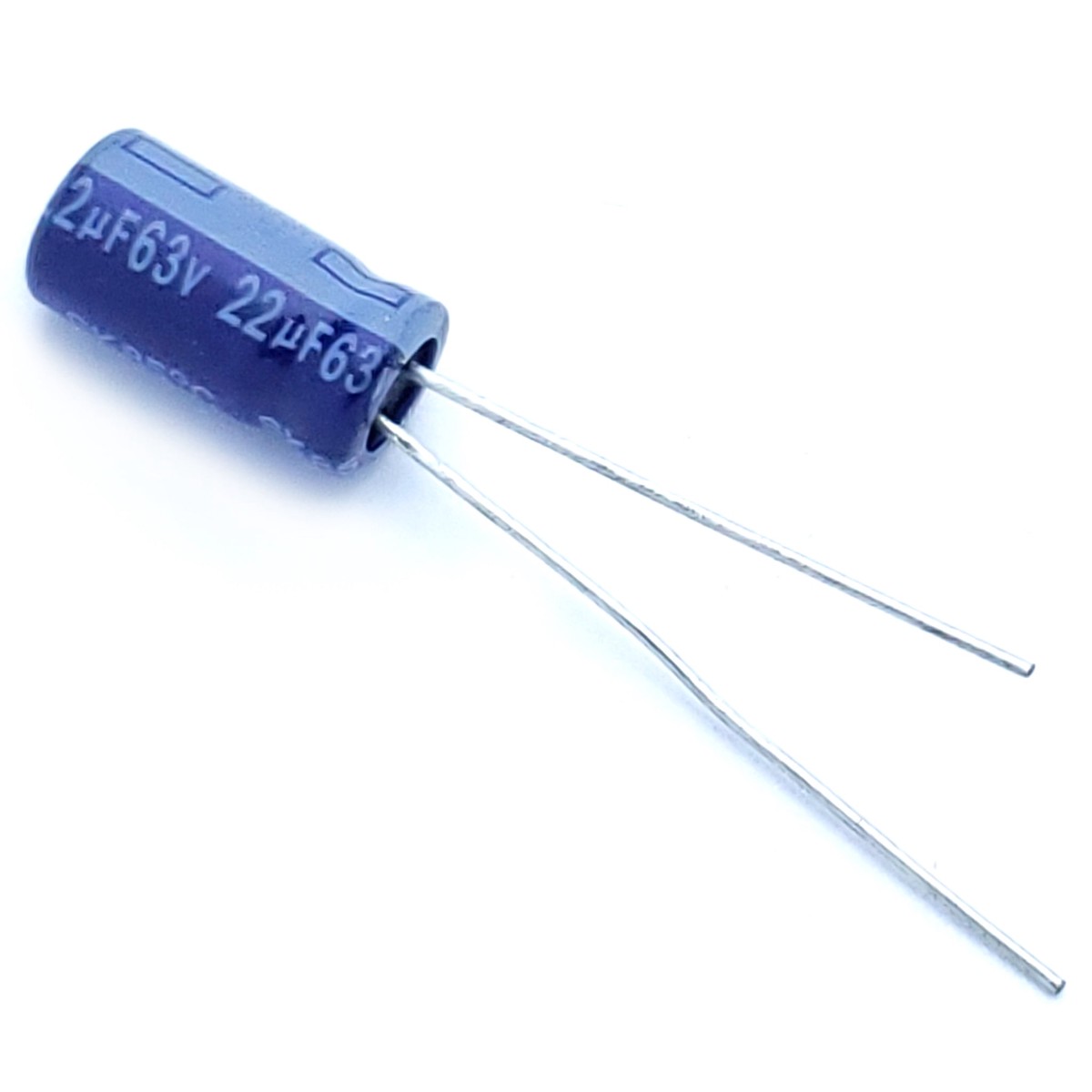22uF 63 Volt Electrolytic Capacitor