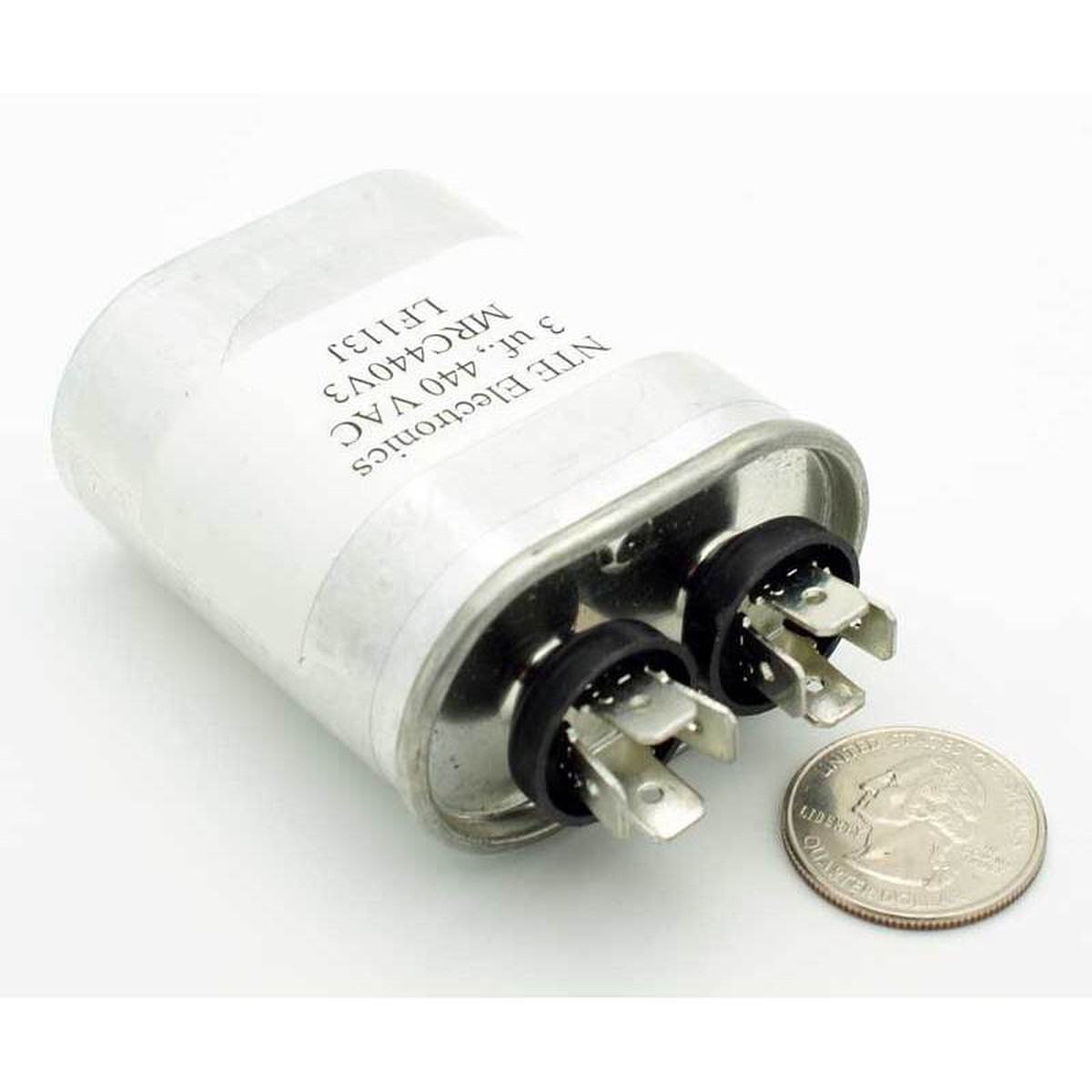 3.0 MFD 440VAC Motor Run Capacitor (Oval Case)