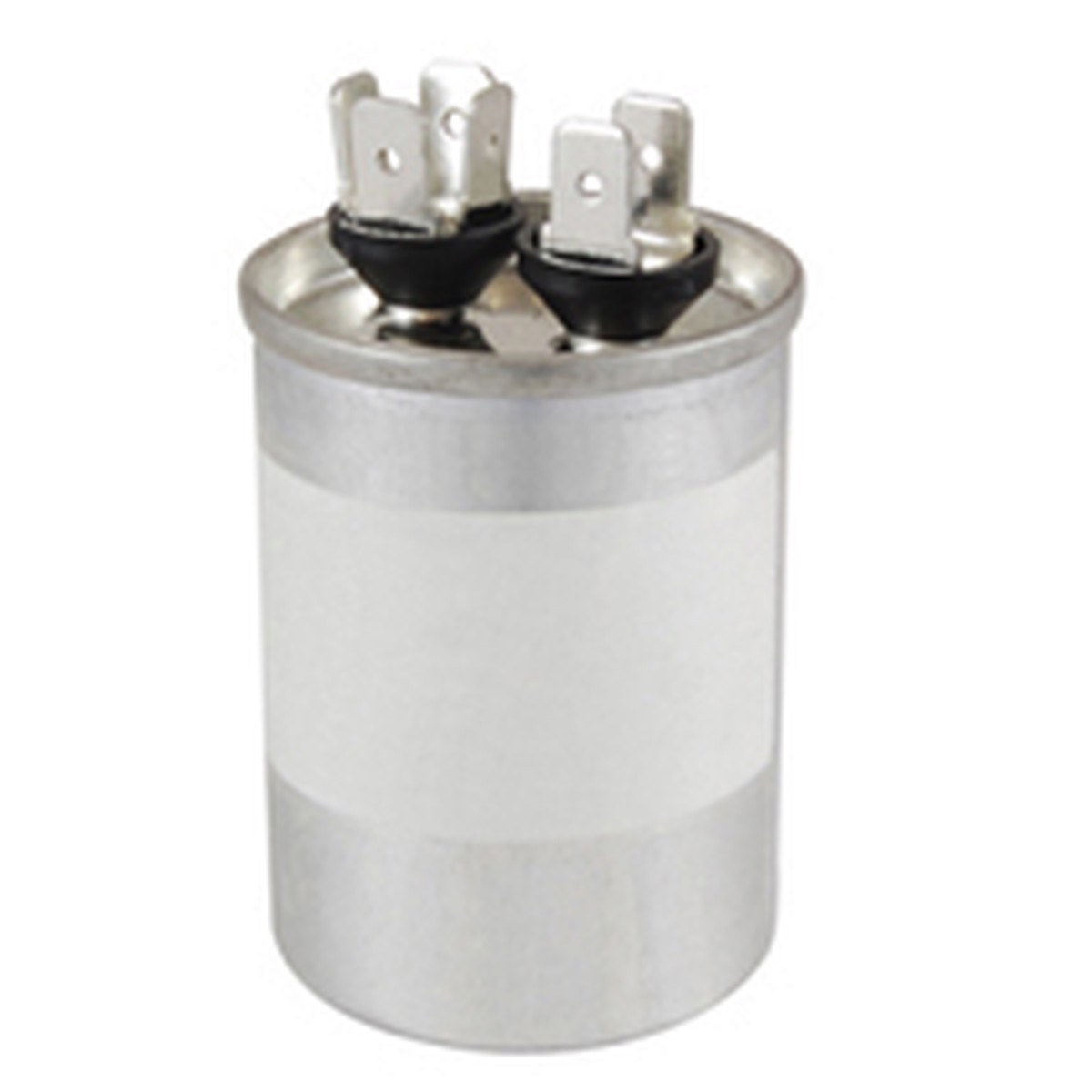 Capacitor Motor Run 25 Uf 370V 5% Tolerance Round Case .250 Inch AC Metallized Qc Terminals