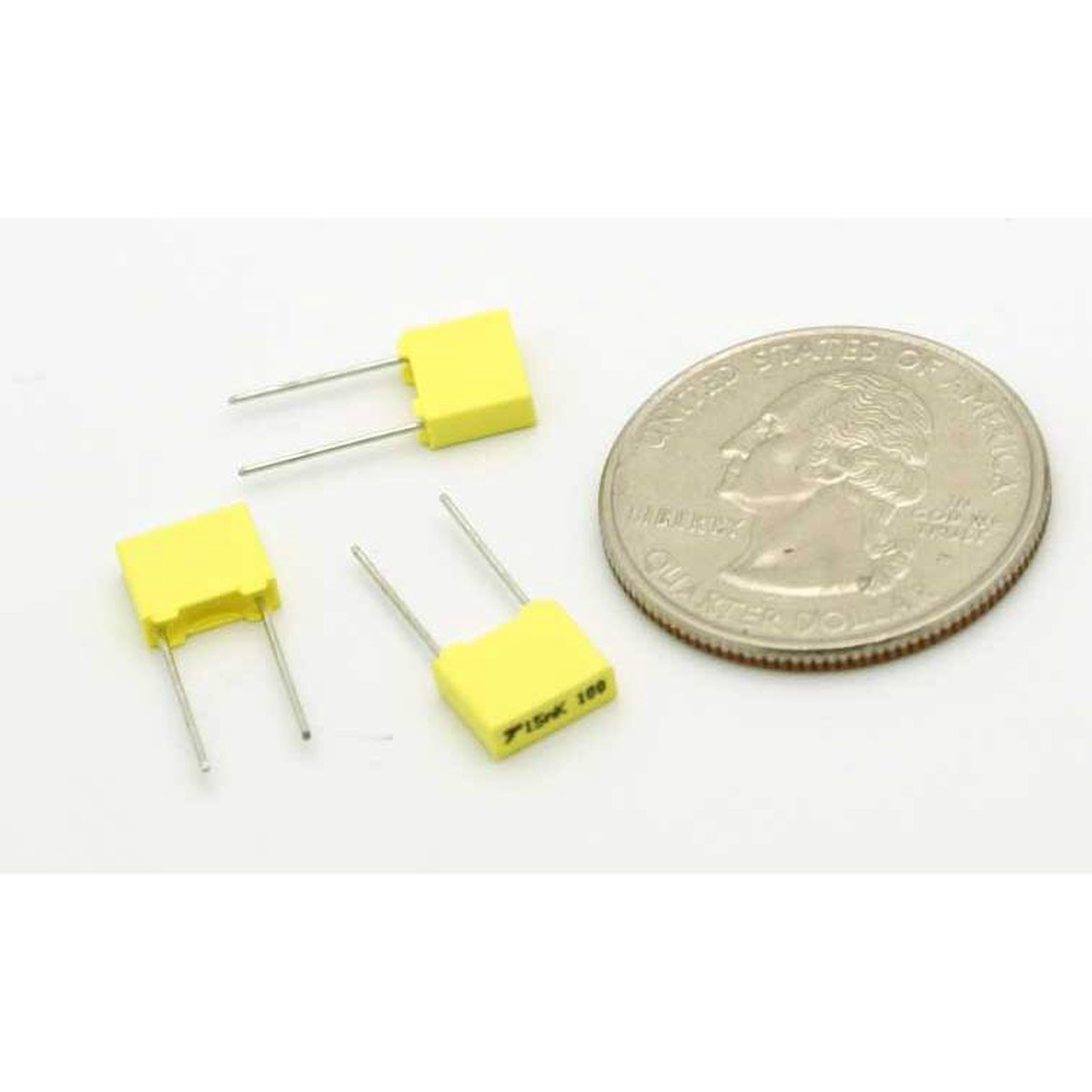 film capacitor 0.015 F 10% 100 volts polyester