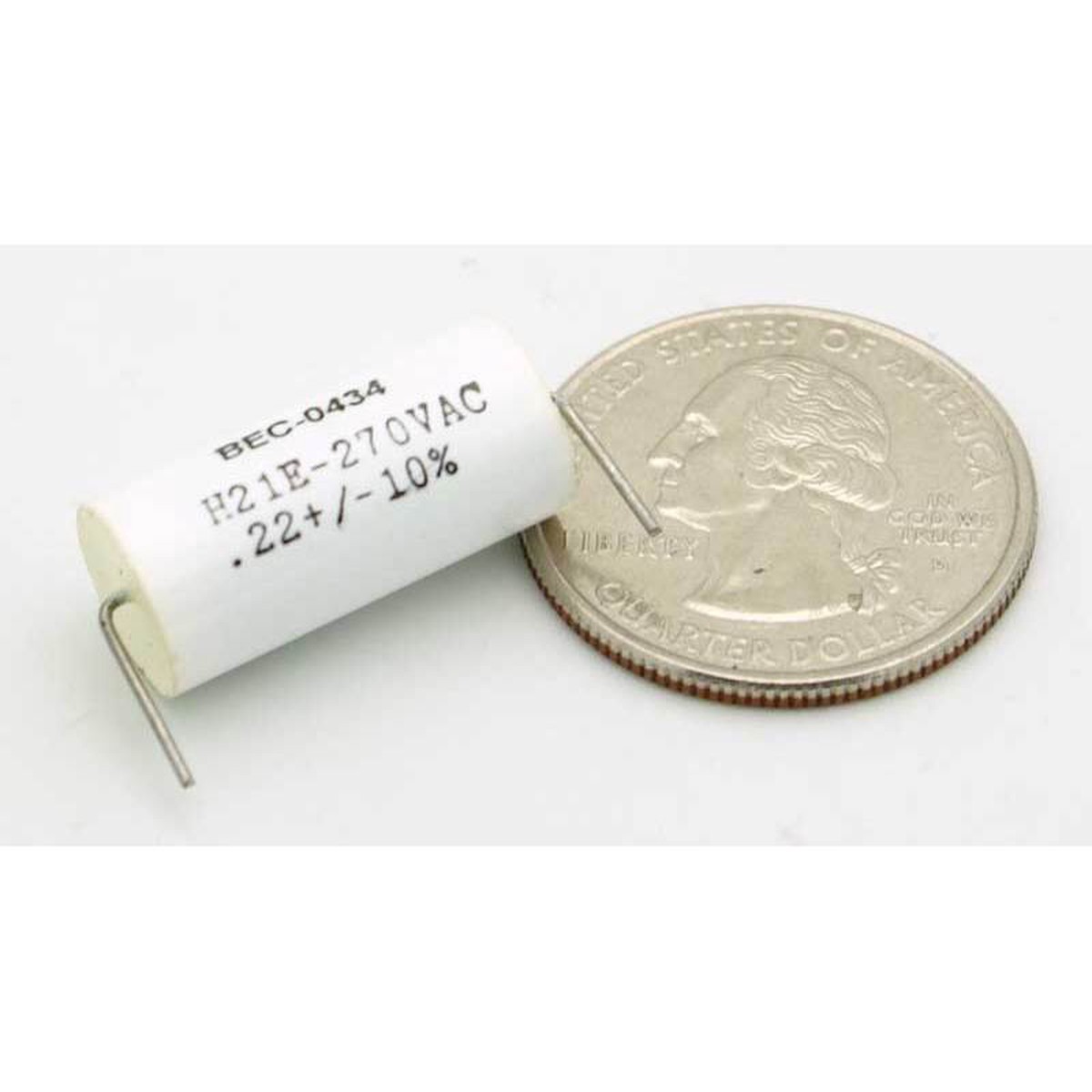 film capacitor 0.22 F 10% 270 volts