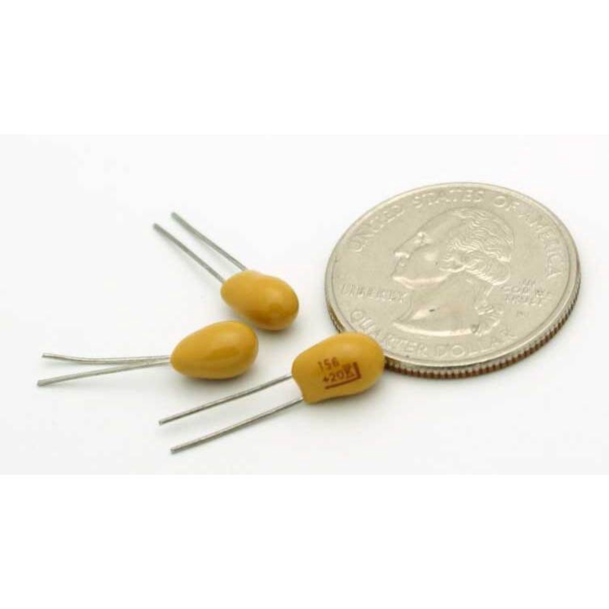 tantalum capacitor 20 F 10% 20 volts