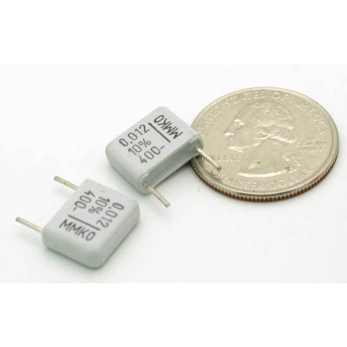 film capacitor 0.012 F 10% 400 volts Polyester