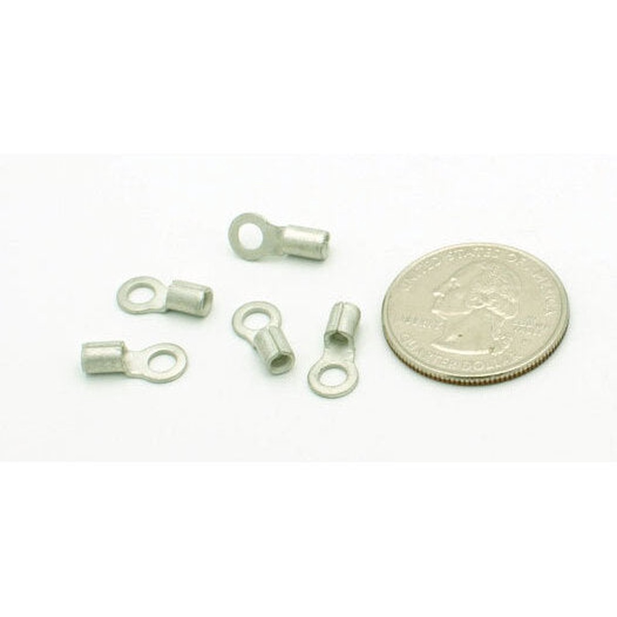 Non-Insulated Ring Terminal - 16-14 AWG - #6 Stud - 100 Pack
