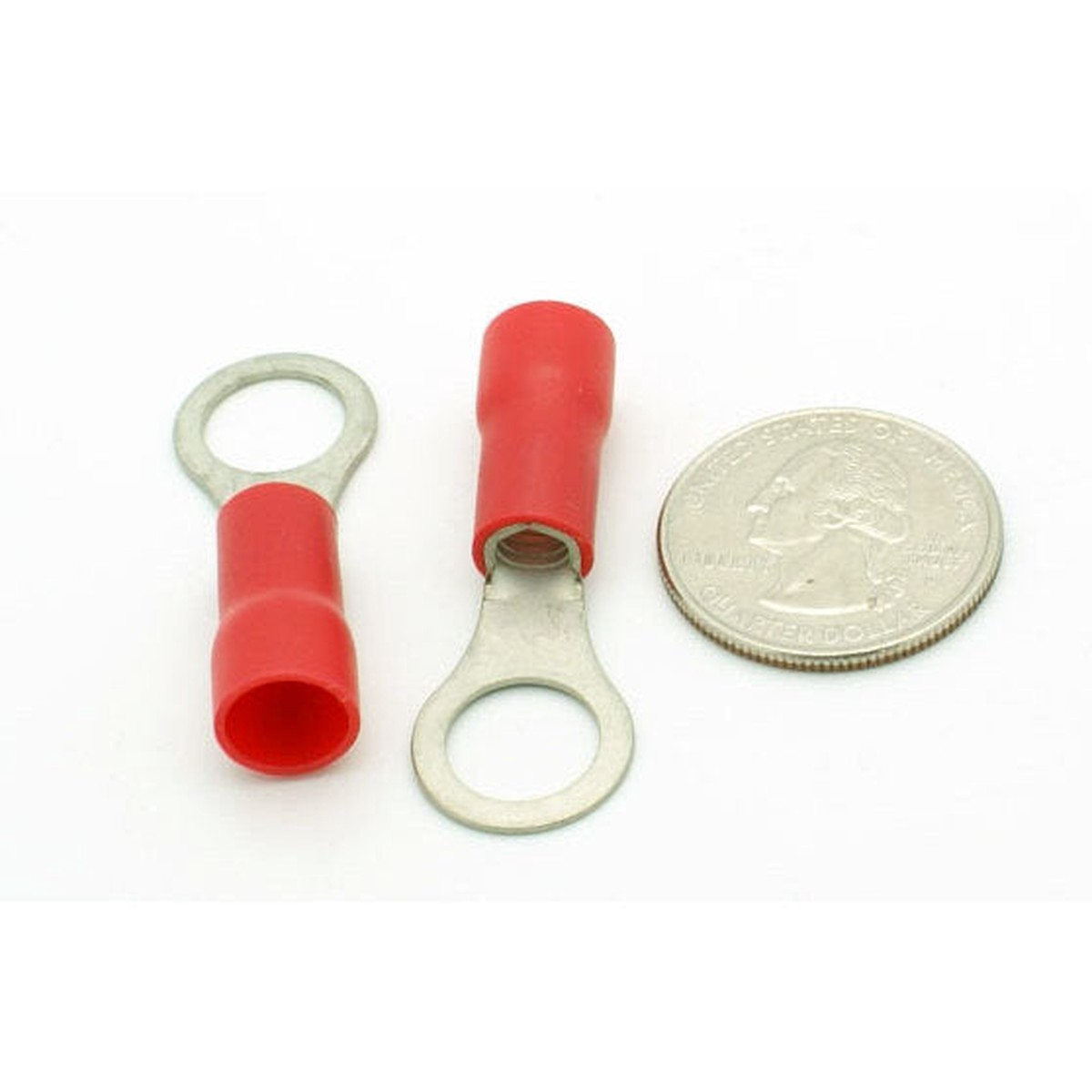 Ring Terminal - 8 AWG - 3/8" Stud - 4 Pack